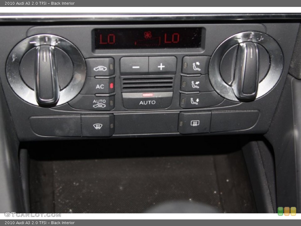 Black Interior Controls for the 2010 Audi A3 2.0 TFSI #73477655