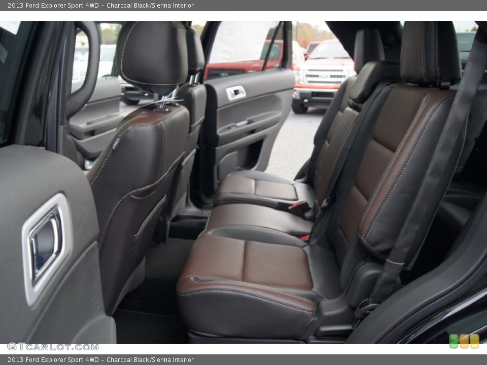 Charcoal Black/Sienna Interior Rear Seat for the 2013 Ford Explorer Sport 4WD #73479971