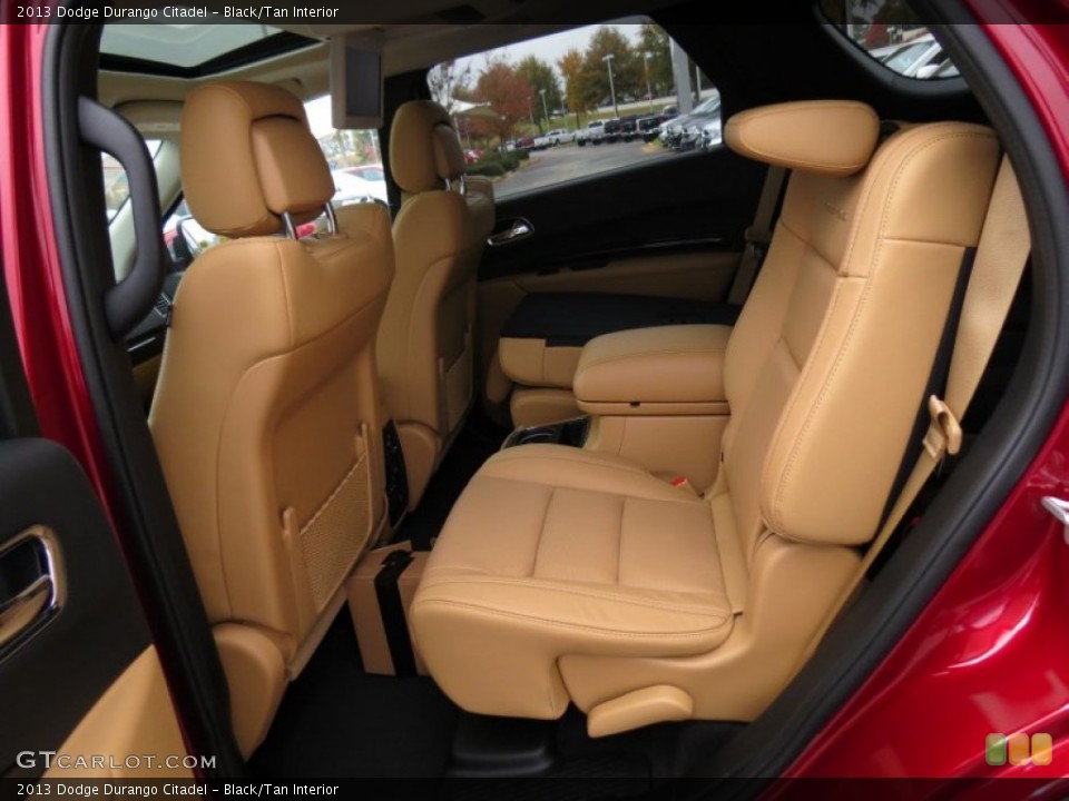 Black/Tan Interior Rear Seat for the 2013 Dodge Durango Citadel #73481045