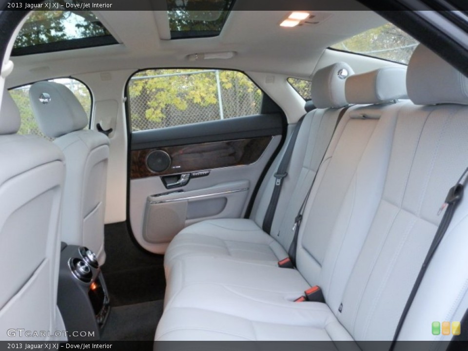 Dove/Jet Interior Rear Seat for the 2013 Jaguar XJ XJ #73481417