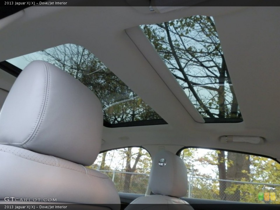 Dove/Jet Interior Sunroof for the 2013 Jaguar XJ XJ #73481435