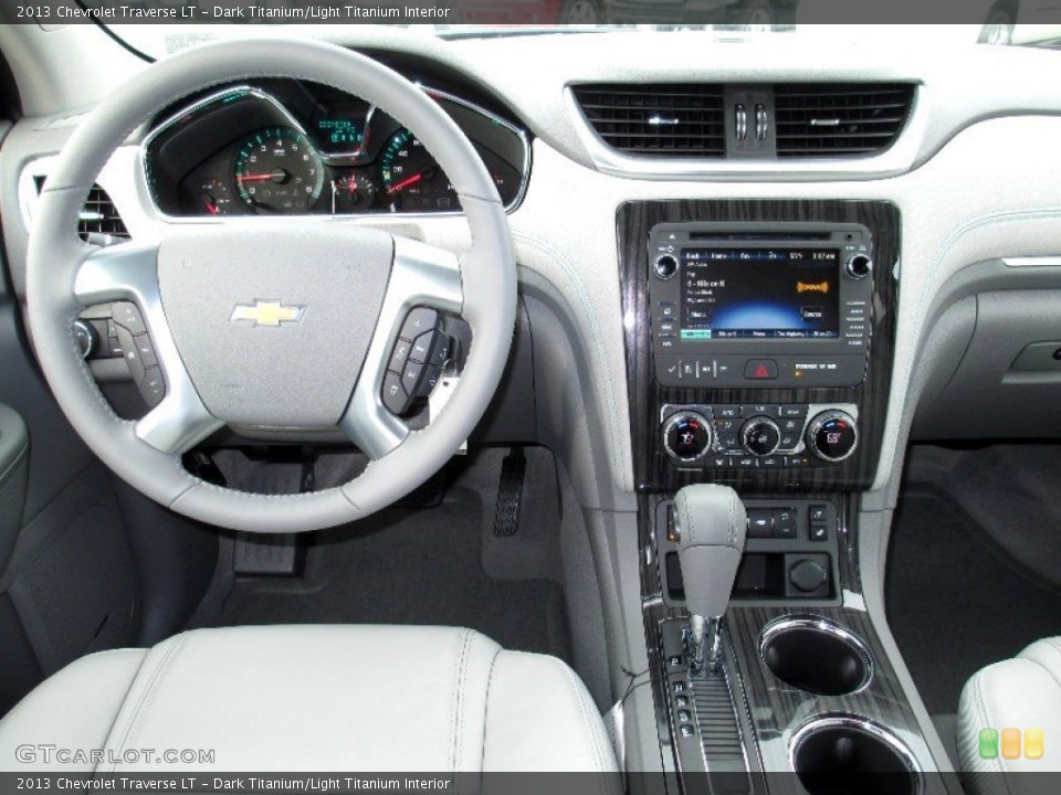 Dark Titanium/Light Titanium Interior Dashboard for the 2013 Chevrolet Traverse LT #73482197