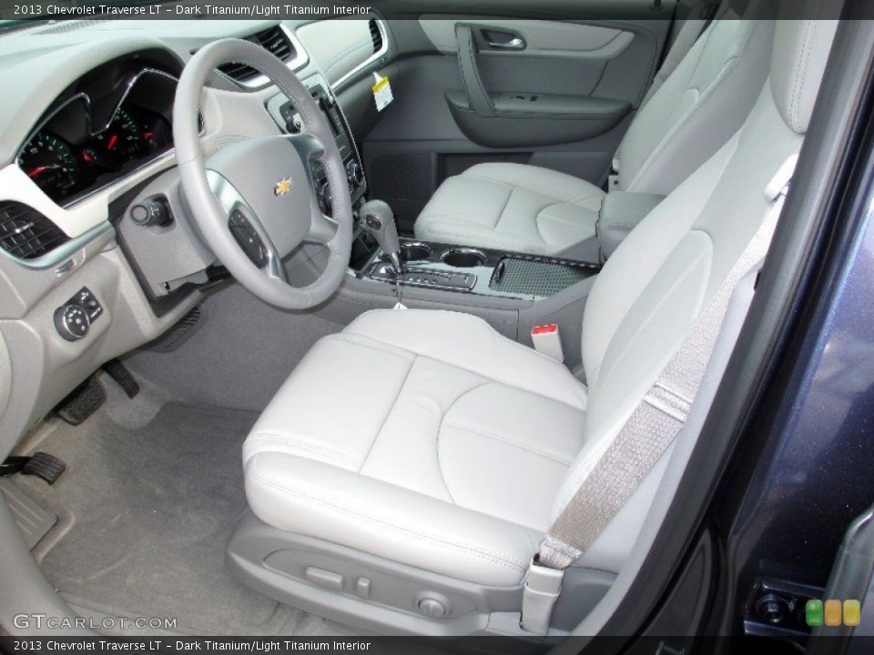Dark Titanium/Light Titanium Interior Photo for the 2013 Chevrolet Traverse LT #73482248