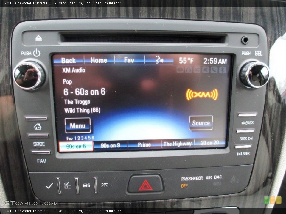 Dark Titanium/Light Titanium Interior Audio System for the 2013 Chevrolet Traverse LT #73482311