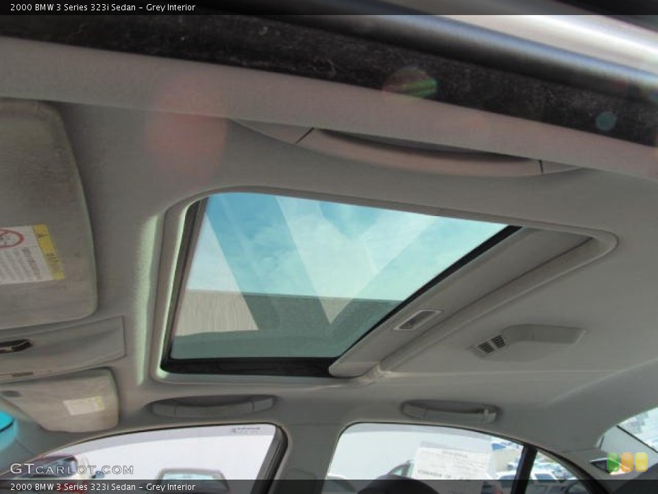 Grey Interior Sunroof for the 2000 BMW 3 Series 323i Sedan #73482527