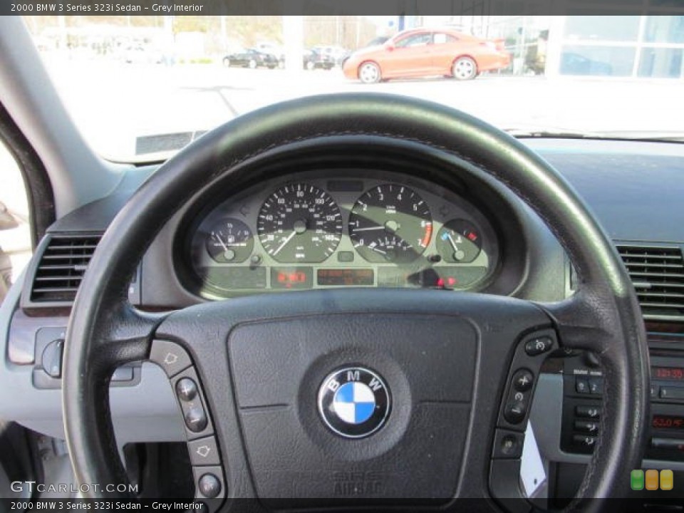 Grey Interior Steering Wheel for the 2000 BMW 3 Series 323i Sedan #73482557