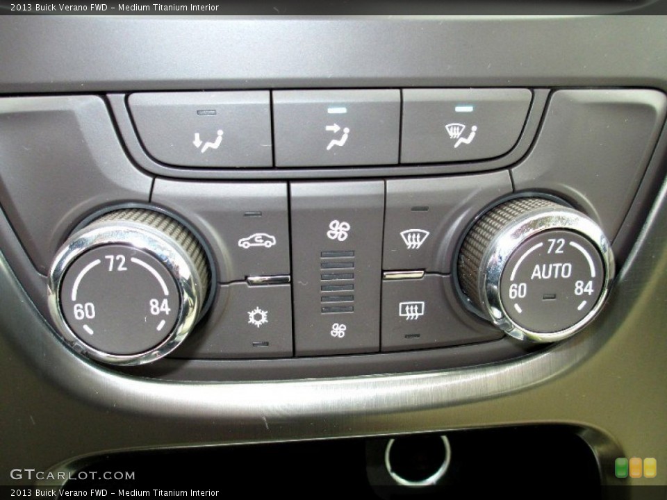 Medium Titanium Interior Controls for the 2013 Buick Verano FWD #73482683
