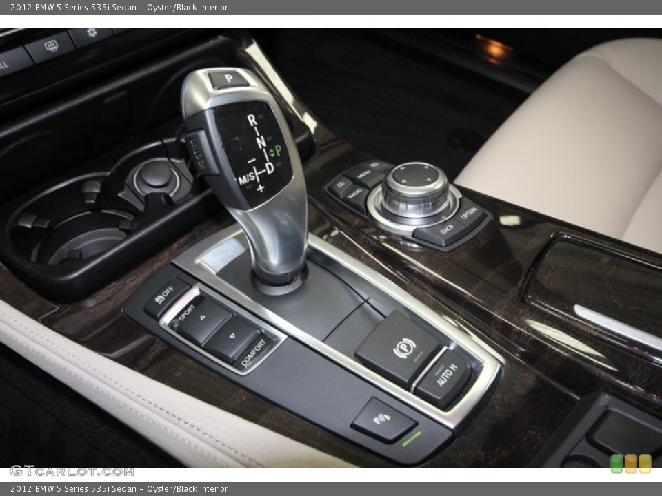 Oyster/Black Interior Transmission for the 2012 BMW 5 Series 535i Sedan #73483232