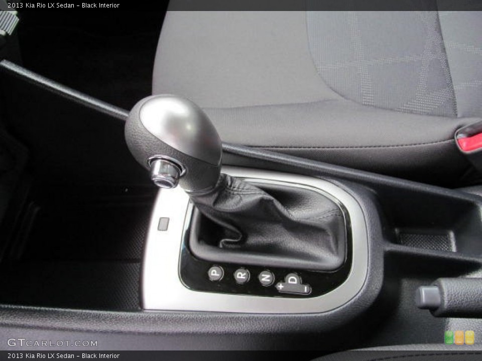 Black Interior Transmission for the 2013 Kia Rio LX Sedan #73486172
