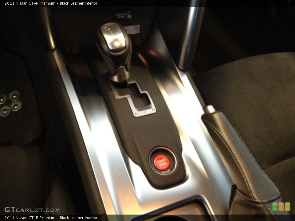 Black Leather Interior Transmission for the 2011 Nissan GT-R Premium #73494000