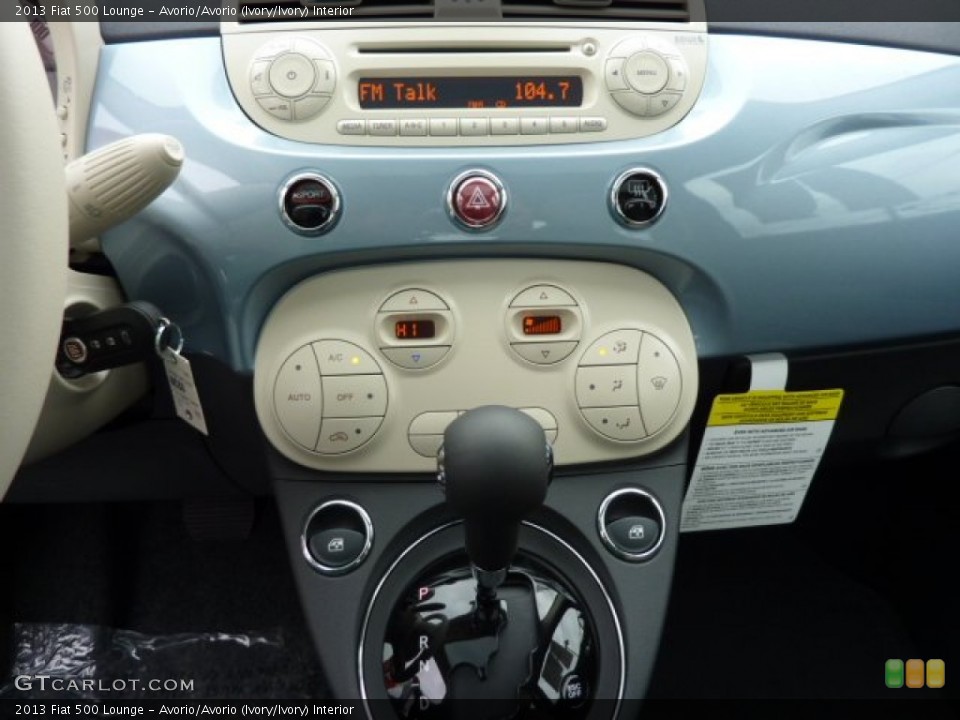 Avorio/Avorio (Ivory/Ivory) Interior Dashboard for the 2013 Fiat 500 Lounge #73495038