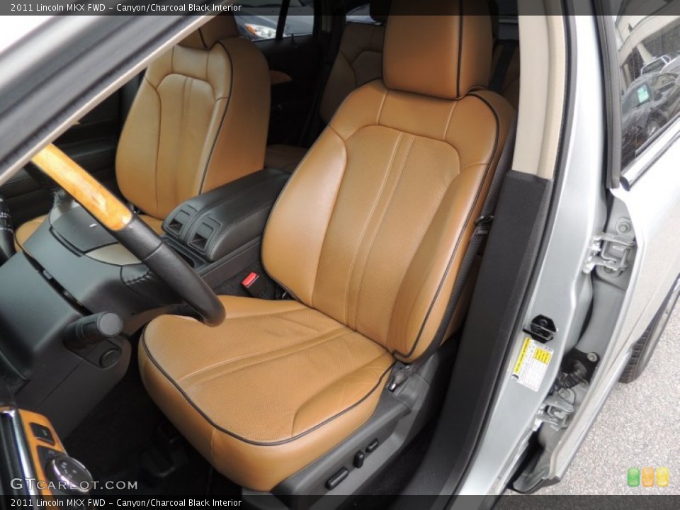 Canyon/Charcoal Black Interior Front Seat for the 2011 Lincoln MKX FWD #73495448