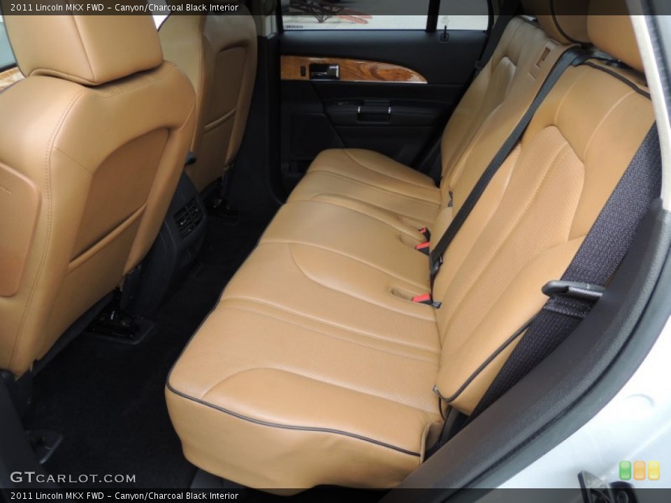 Canyon/Charcoal Black Interior Rear Seat for the 2011 Lincoln MKX FWD #73495501