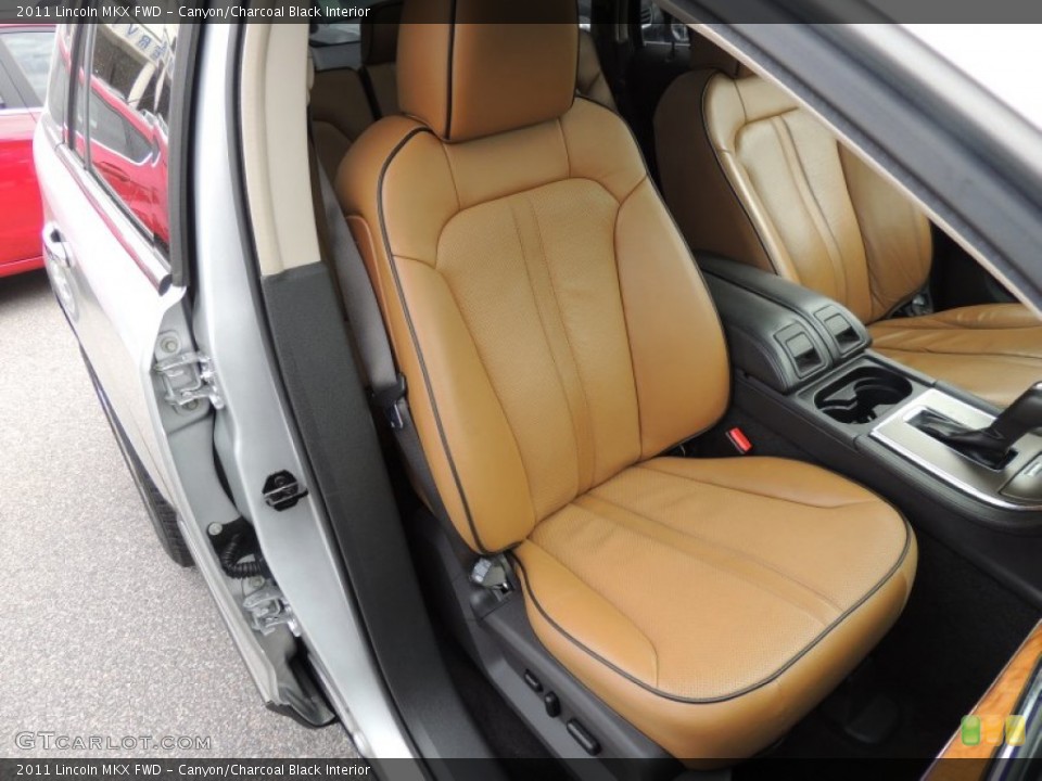 Canyon/Charcoal Black Interior Front Seat for the 2011 Lincoln MKX FWD #73495535