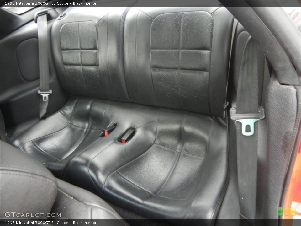 Black Interior Rear Seat for the 1996 Mitsubishi 3000GT SL Coupe #73496563
