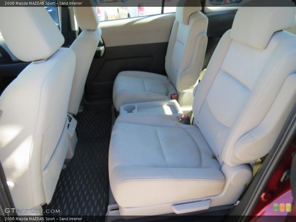 Sand Interior Rear Seat for the 2008 Mazda MAZDA5 Sport #73497161
