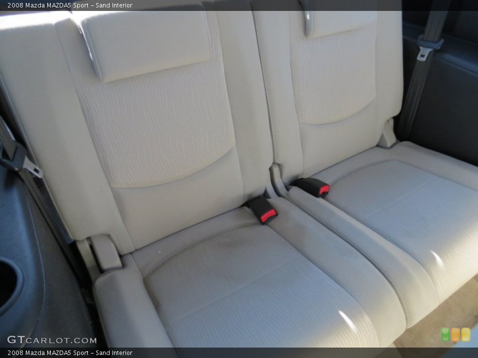 Sand Interior Rear Seat for the 2008 Mazda MAZDA5 Sport #73497222