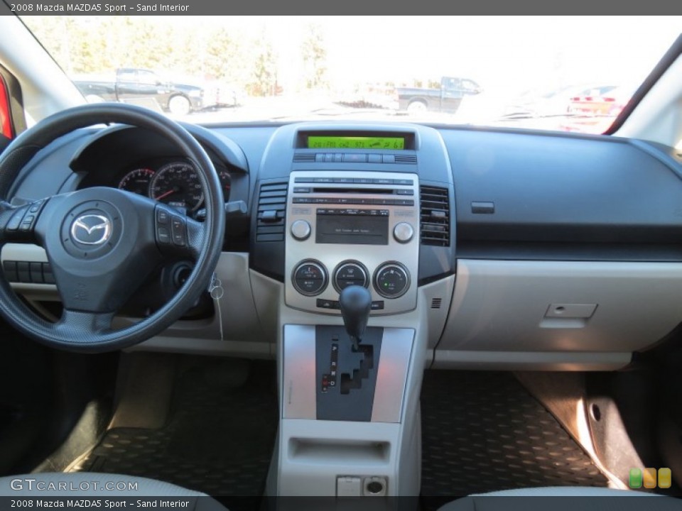 Sand Interior Dashboard for the 2008 Mazda MAZDA5 Sport #73497302