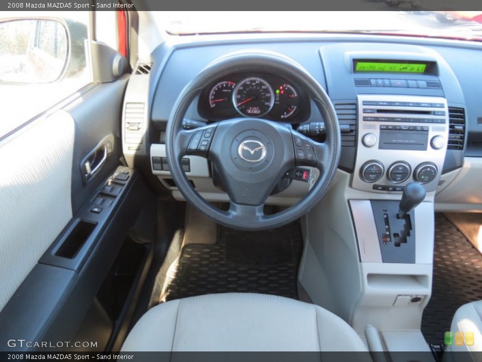 Sand Interior Dashboard for the 2008 Mazda MAZDA5 Sport #73497346