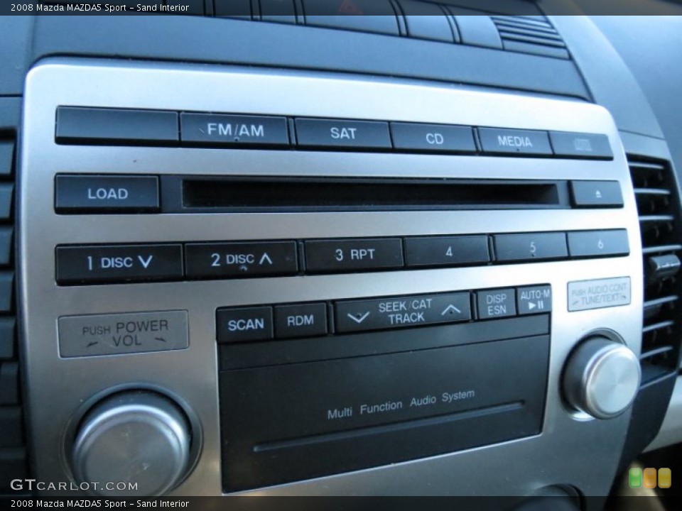 Sand Interior Controls for the 2008 Mazda MAZDA5 Sport #73497440