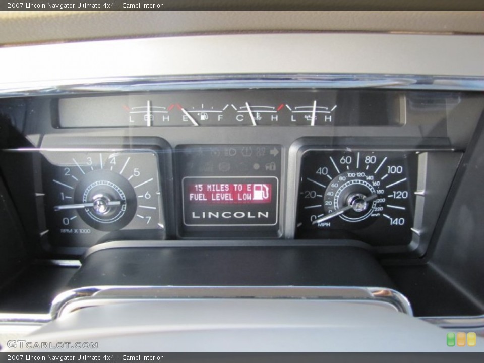 Camel Interior Gauges for the 2007 Lincoln Navigator Ultimate 4x4 #73498570