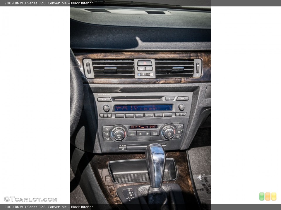 Black Interior Controls for the 2009 BMW 3 Series 328i Convertible #73499573