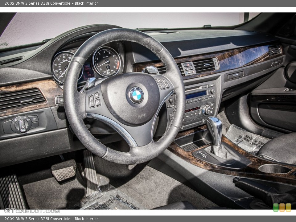Black Interior Dashboard for the 2009 BMW 3 Series 328i Convertible #73500030