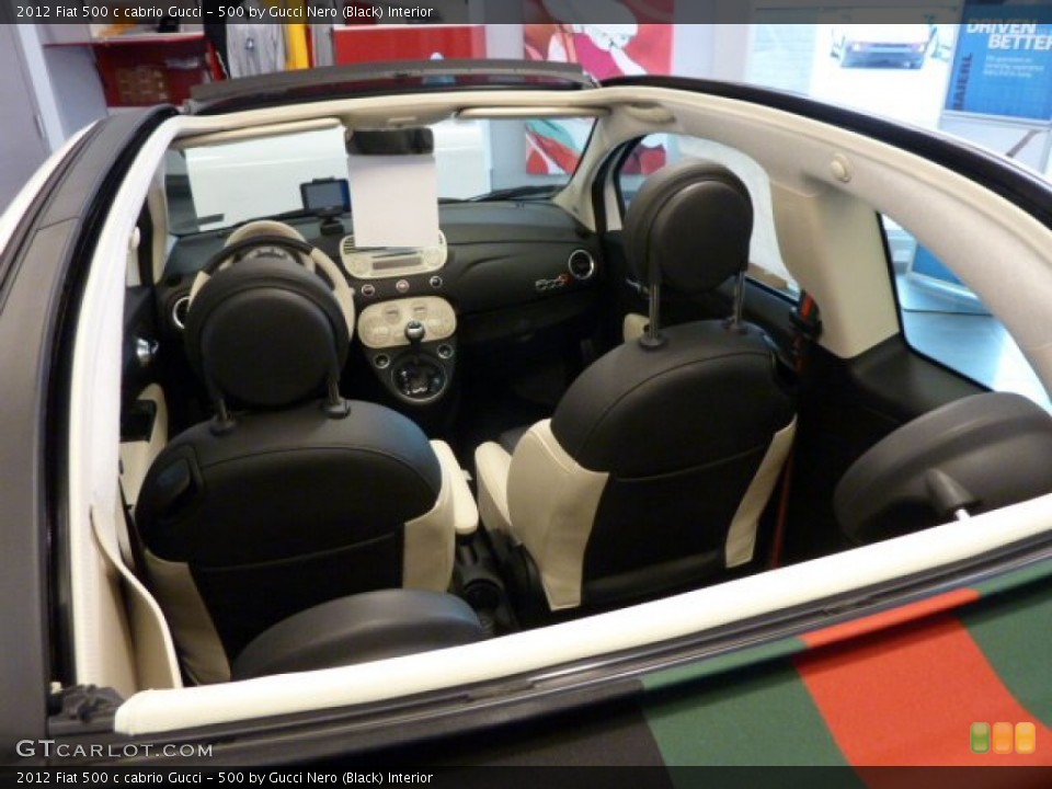 500 by Gucci Nero (Black) Interior Photo for the 2012 Fiat 500 c cabrio Gucci #73500787