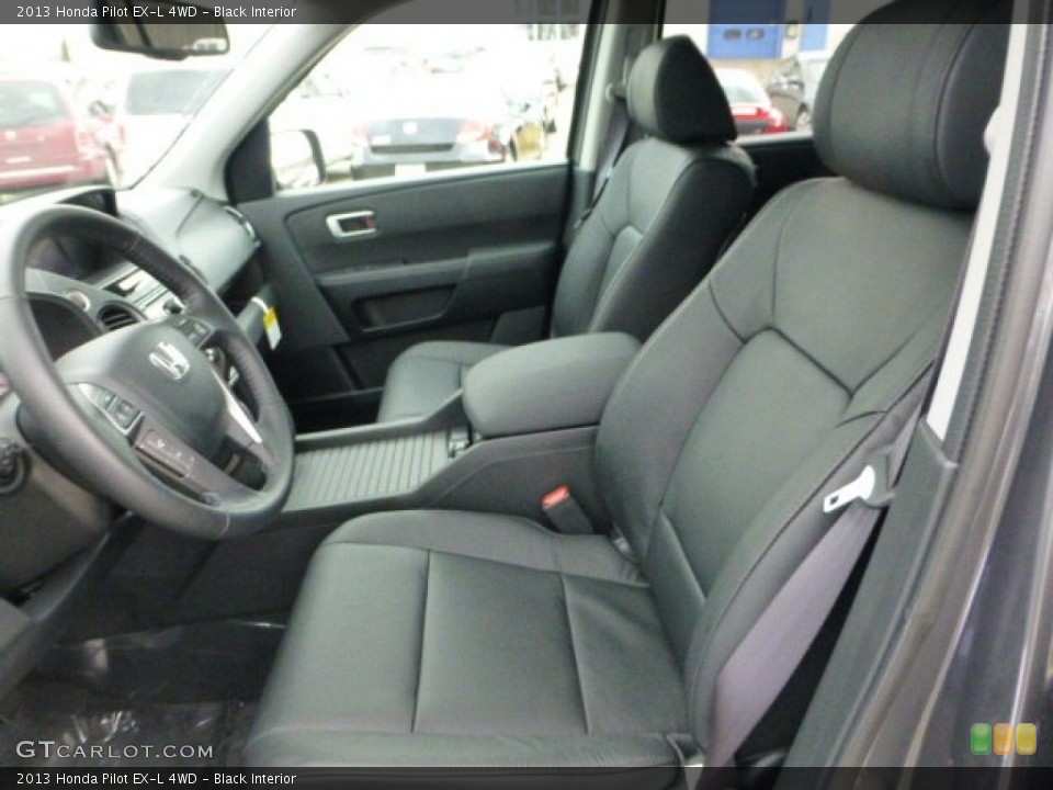 Black Interior Front Seat for the 2013 Honda Pilot EX-L 4WD #73500875