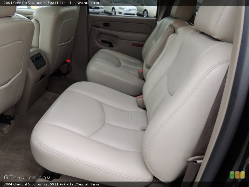 Tan/Neutral Interior Rear Seat for the 2004 Chevrolet Suburban K2500 LT 4x4 #73502831