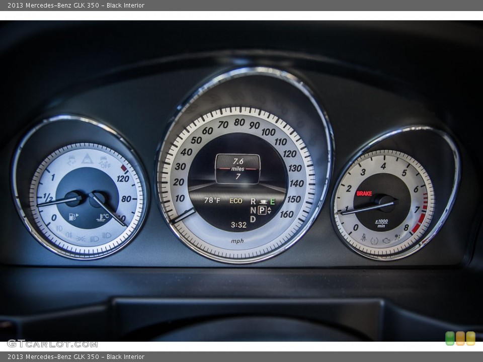 Black Interior Gauges for the 2013 Mercedes-Benz GLK 350 #73503772
