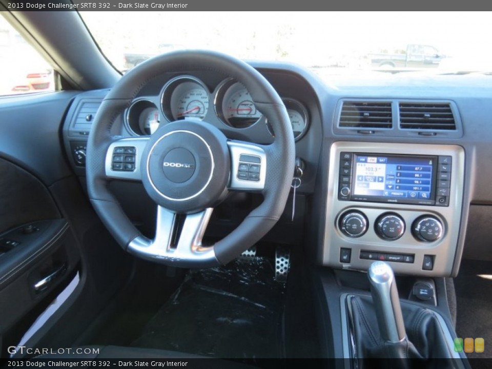 Dark Slate Gray Interior Dashboard for the 2013 Dodge Challenger SRT8 392 #73503802
