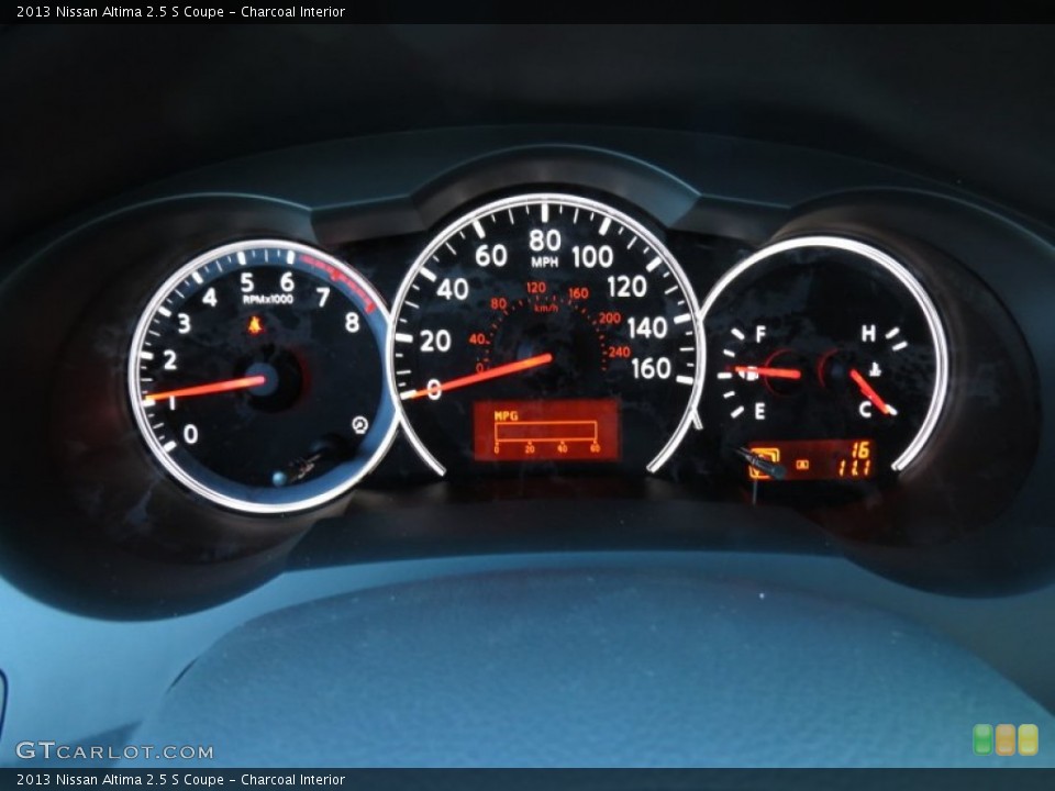 Charcoal Interior Gauges for the 2013 Nissan Altima 2.5 S Coupe #73507680