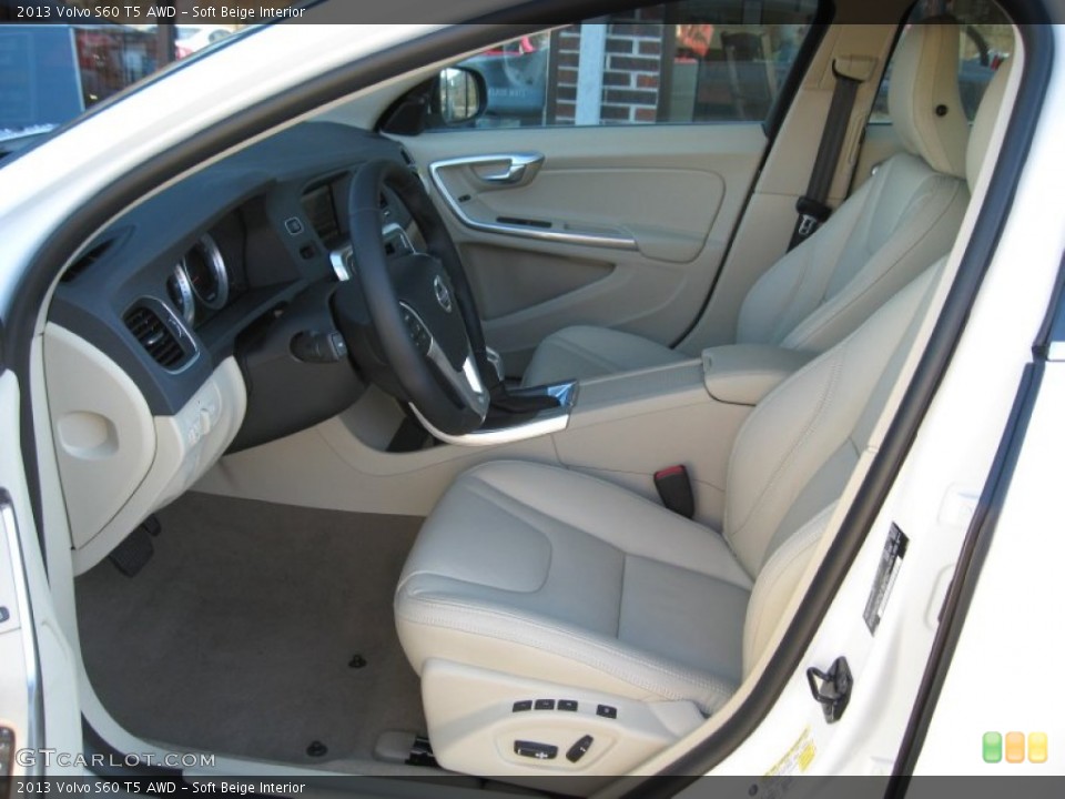 Soft Beige Interior Photo for the 2013 Volvo S60 T5 AWD #73508693