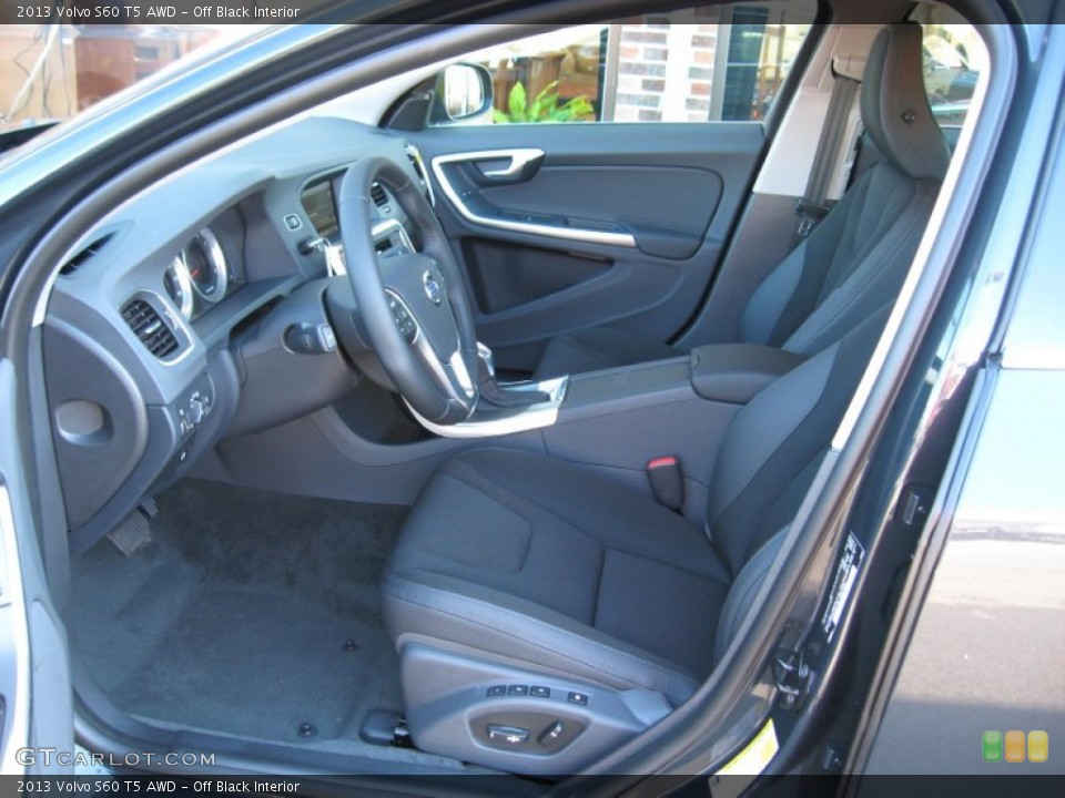 Off Black Interior Photo for the 2013 Volvo S60 T5 AWD #73512957