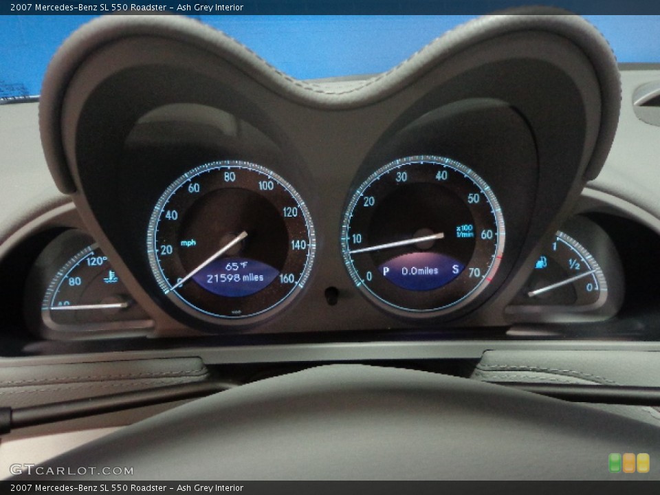 Ash Grey Interior Gauges for the 2007 Mercedes-Benz SL 550 Roadster #73515252
