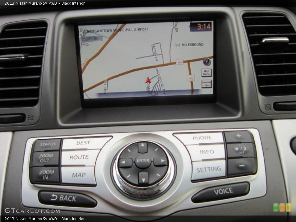 Black Interior Navigation for the 2013 Nissan Murano SV AWD #73515951