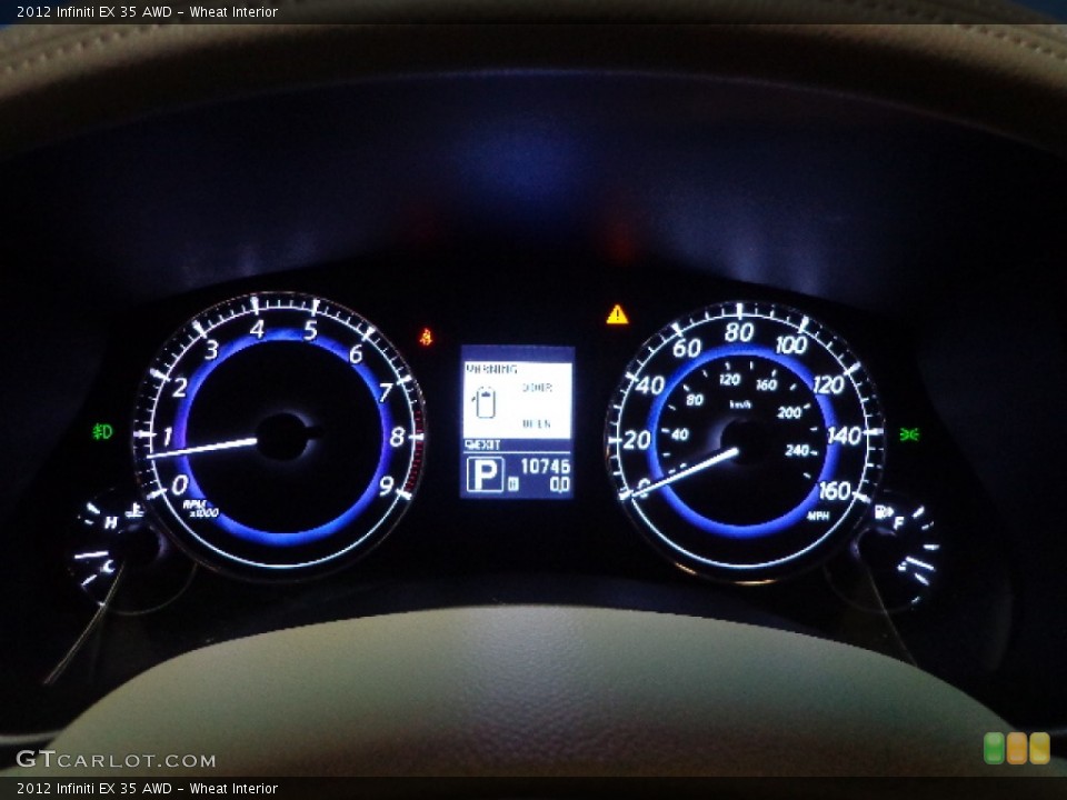 Wheat Interior Gauges for the 2012 Infiniti EX 35 AWD #73516128