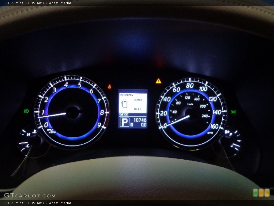 Wheat Interior Gauges for the 2012 Infiniti EX 35 AWD #73516128