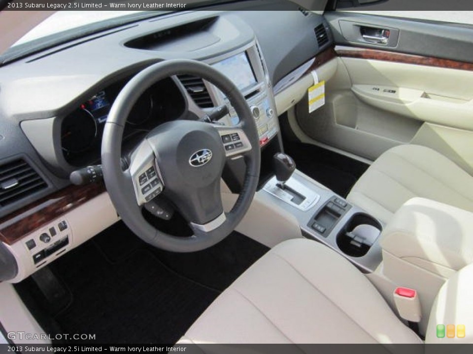 Warm Ivory Leather Interior Prime Interior for the 2013 Subaru Legacy 2.5i Limited #73517564