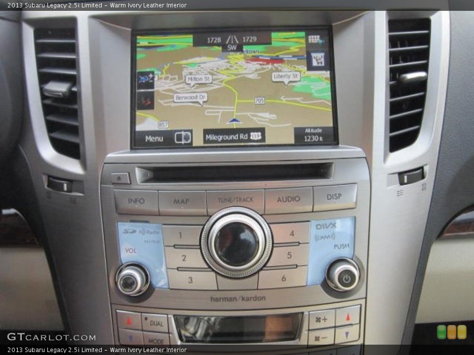 Warm Ivory Leather Interior Controls for the 2013 Subaru Legacy 2.5i Limited #73517610