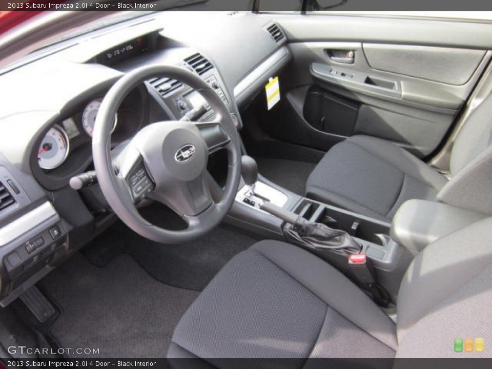 Black Interior Prime Interior for the 2013 Subaru Impreza 2.0i 4 Door #73517941