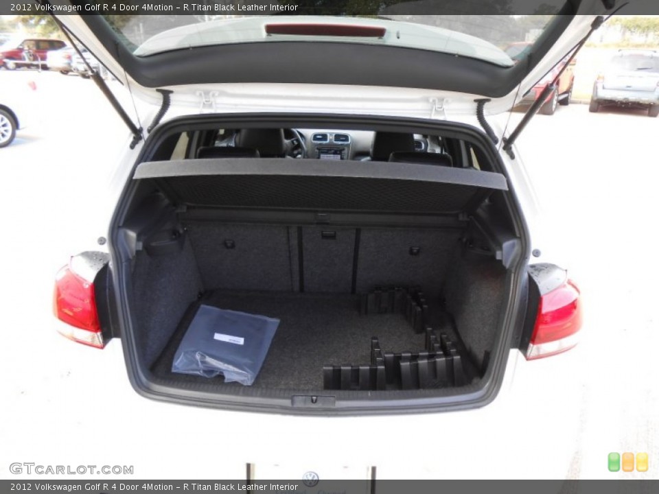 R Titan Black Leather Interior Trunk for the 2012 Volkswagen Golf R 4 Door 4Motion #73519468