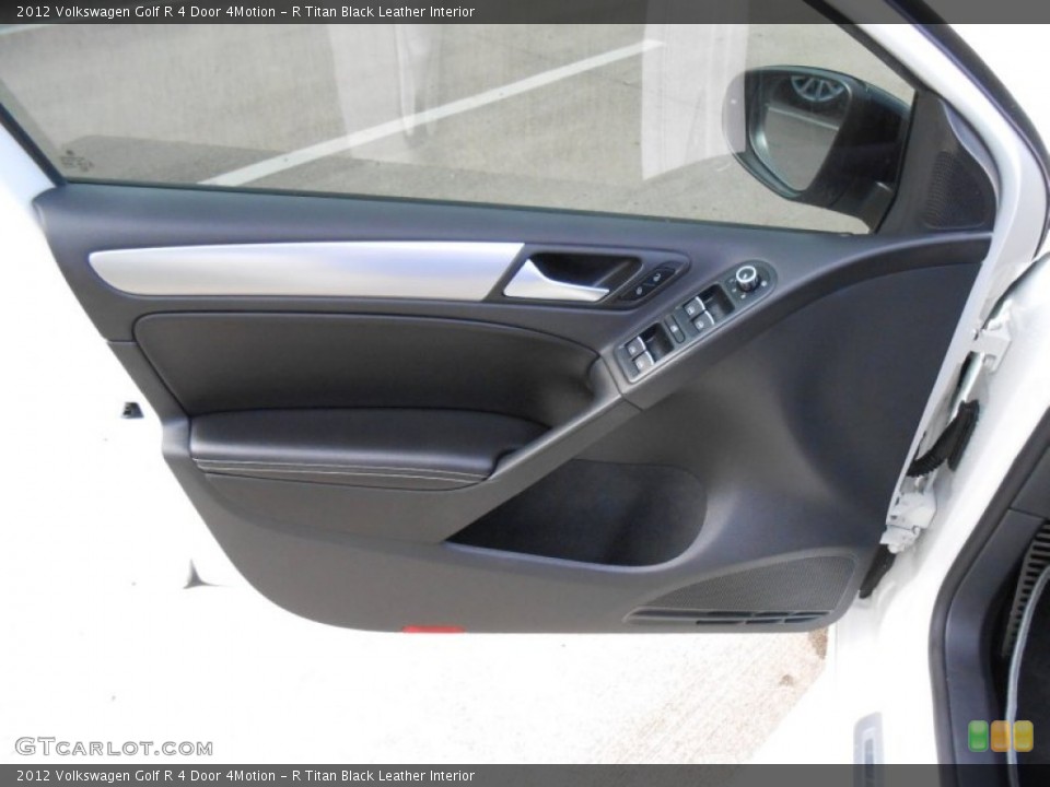 R Titan Black Leather Interior Door Panel for the 2012 Volkswagen Golf R 4 Door 4Motion #73519509