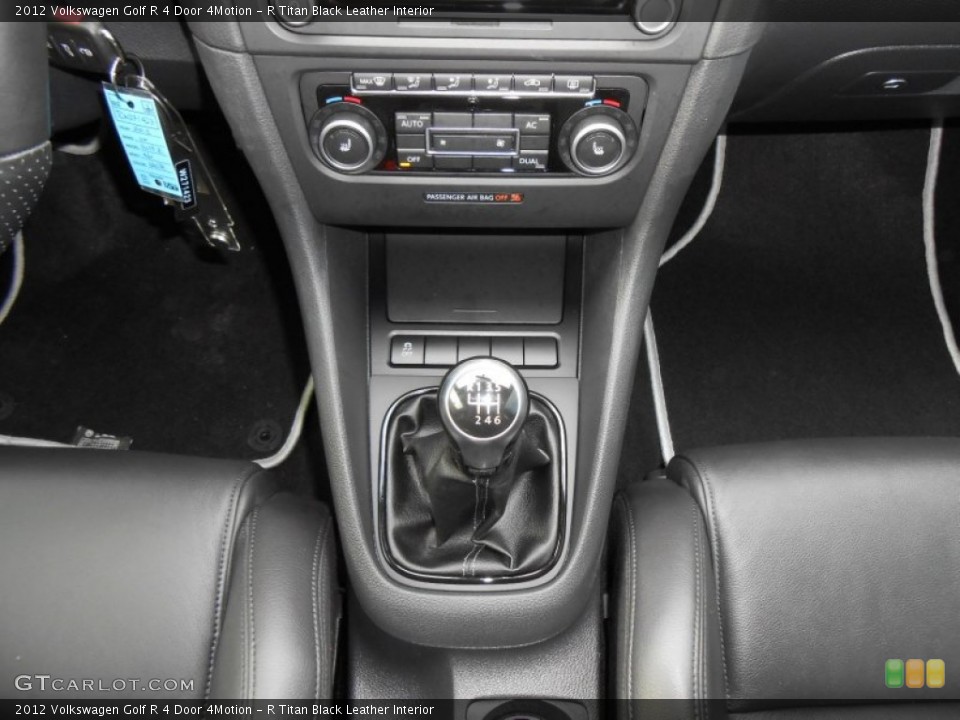 R Titan Black Leather Interior Transmission for the 2012 Volkswagen Golf R 4 Door 4Motion #73519802