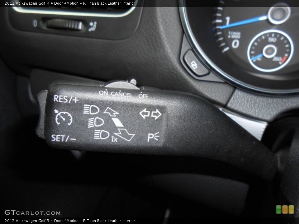 R Titan Black Leather Interior Controls for the 2012 Volkswagen Golf R 4 Door 4Motion #73519881