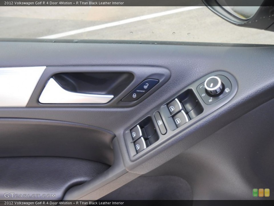 R Titan Black Leather Interior Controls for the 2012 Volkswagen Golf R 4 Door 4Motion #73519947