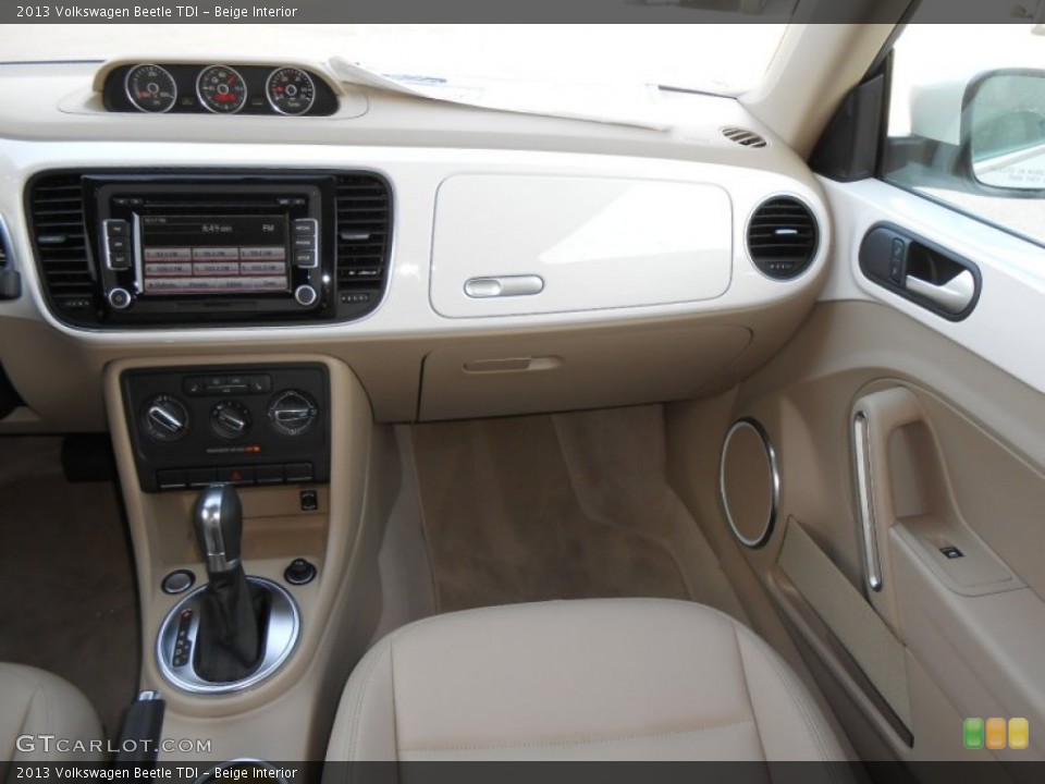 Beige Interior Dashboard for the 2013 Volkswagen Beetle TDI #73520299