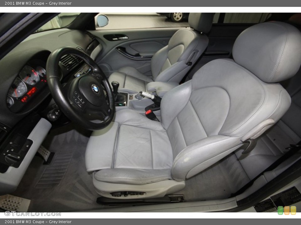 Grey 2001 BMW M3 Interiors