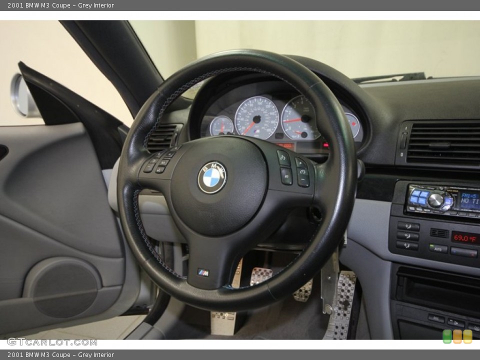 Grey Interior Steering Wheel for the 2001 BMW M3 Coupe #73521400